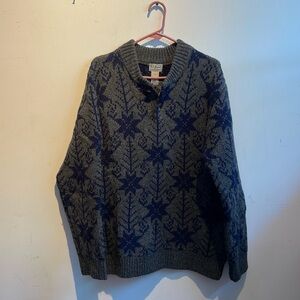 New LL Bean Wool Sweater Knit L